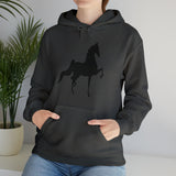 Unisex Heavy Blend™ Hooded Sweatshirt Front Print Saddlebred