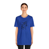 Unisex Jersey Short Sleeve Tee with Horse Print