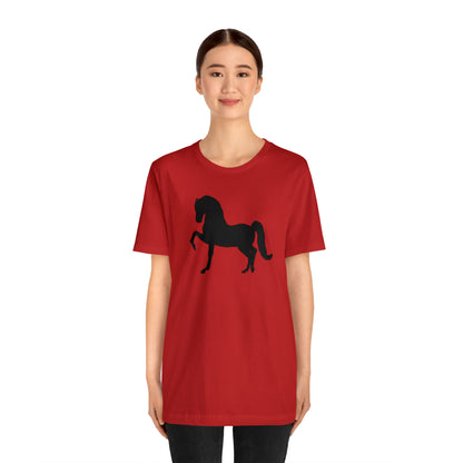 Unisex Jersey Short Sleeve Tee with Front Morgan Horse Print