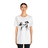 Unisex Jersey Short Sleeve Tee Arabian Horse Print