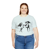 Unisex Jersey Short Sleeve Tee Arabian Horse Print