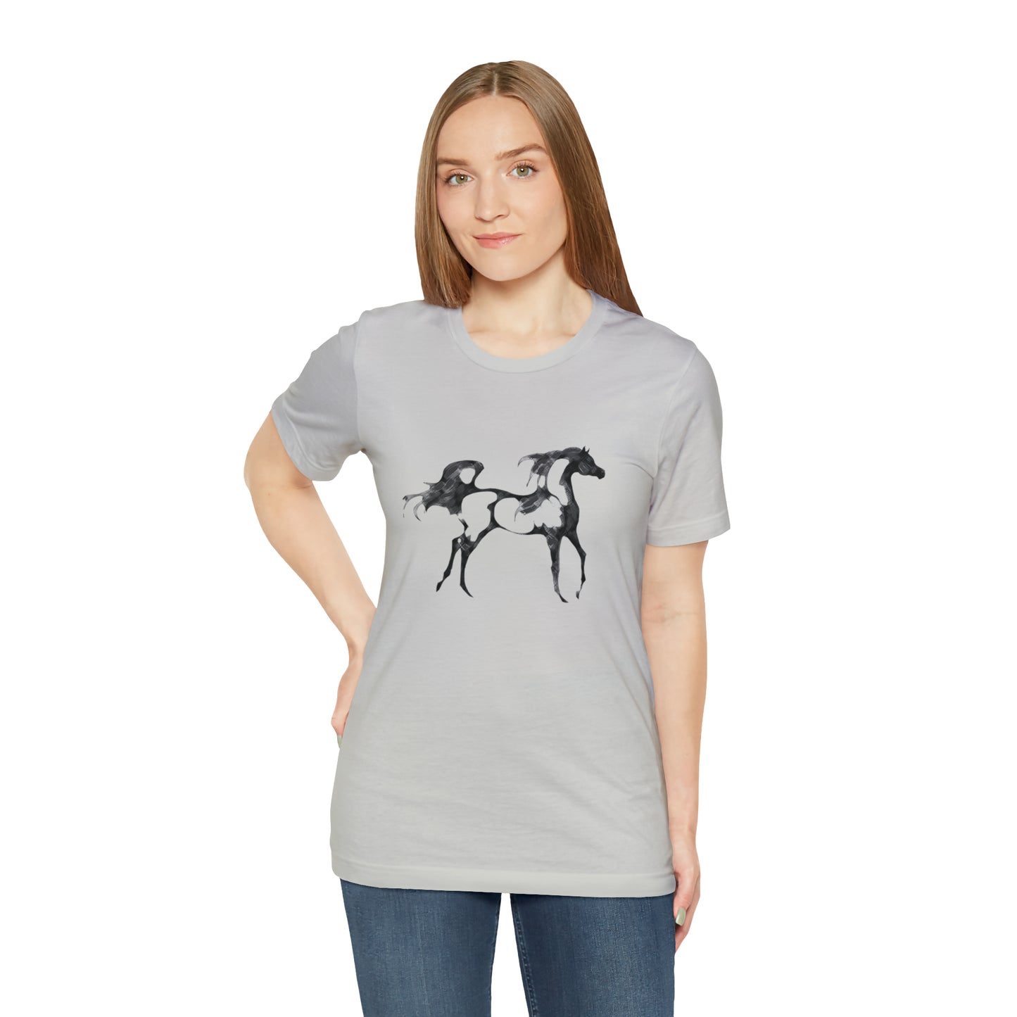 Copy of Unisex Jersey Short Sleeve Tee Arabian Horse Print