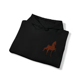 Unisex Heavy Blend™ Hooded Sweatshirt Front and Back Saddlebred Print