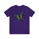 Unisex Jersey Short Sleeve Tee with Butterfly Print