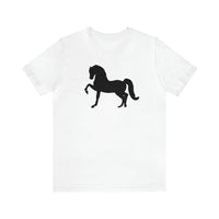 Unisex Jersey Short Sleeve Tee with Front Morgan Horse Print