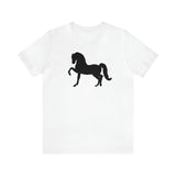 Unisex Jersey Short Sleeve Tee with Front Morgan Horse Print