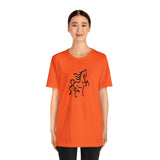 Unisex Jersey Short Sleeve Tee with Horse Print