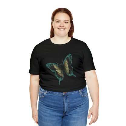 Unisex Jersey Short Sleeve Tee with Butterfly Print