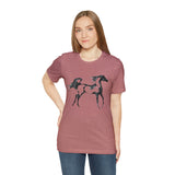 Unisex Jersey Short Sleeve Tee Arabian Horse Print