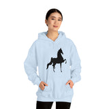 Unisex Heavy Blend™ Hooded Sweatshirt Front Print Saddlebred