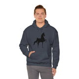 Unisex Heavy Blend™ Hooded Sweatshirt Front Print Saddlebred