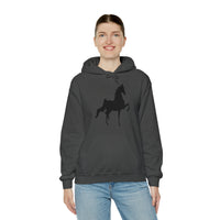 Unisex Heavy Blend™ Hooded Sweatshirt Front Print Saddlebred