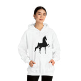 Unisex Heavy Blend™ Hooded Sweatshirt Front Print Saddlebred