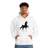 Unisex Heavy Blend™ Hooded Sweatshirt Front Print Saddlebred