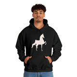 Unisex Heavy Blend™ Hooded Sweatshirt Front Print Saddlebred