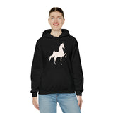 Unisex Heavy Blend™ Hooded Sweatshirt Front Print Saddlebred