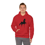 Unisex Heavy Blend™ Hooded Sweatshirt Front Print Saddlebred