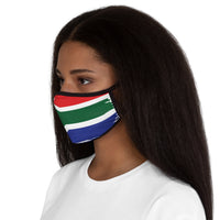 SA Flag Fitted Polyester Face Mask