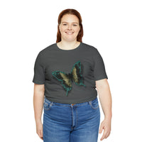 Unisex Jersey Short Sleeve Tee with Butterfly Print