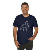 Unisex Jersey Short Sleeve Tee Saddlebred Print