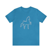 Unisex Jersey Short Sleeve Tee Saddlebred Print