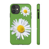 Tough Cases with Daisy Print - AdeleEmbroidery