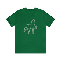 Unisex Jersey Short Sleeve Tee Saddlebred Print