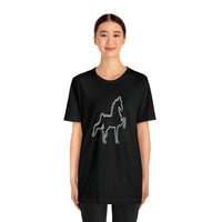 Unisex Jersey Short Sleeve Tee Saddlebred Print