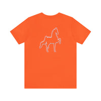 Unisex Jersey Short Sleeve Tee Saddlebred Print