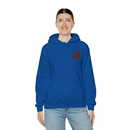 Unisex Heavy Blend™ Hooded Sweatshirt Front and Back Saddlebred Print