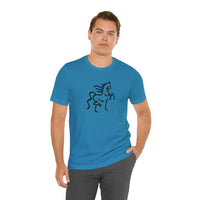 Unisex Jersey Short Sleeve Tee with Horse Print