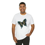 Unisex Jersey Short Sleeve Tee with Butterfly Print