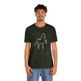 Unisex Jersey Short Sleeve Tee Saddlebred Print