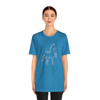 Unisex Jersey Short Sleeve Tee Saddlebred Print