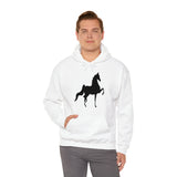 Unisex Heavy Blend™ Hooded Sweatshirt Front Print Saddlebred