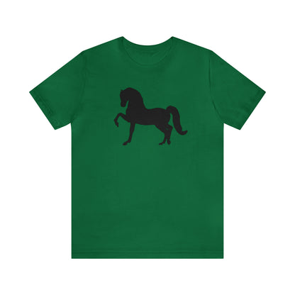 Unisex Jersey Short Sleeve Tee with Front Morgan Horse Print