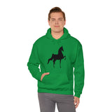 Unisex Heavy Blend™ Hooded Sweatshirt Front Print Saddlebred