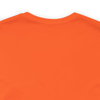 Unisex Jersey Short Sleeve Tee with Pumpkin Print