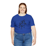 Unisex Jersey Short Sleeve Tee with Horse Print