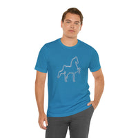 Unisex Jersey Short Sleeve Tee Saddlebred Print