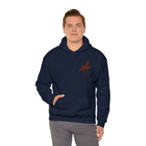 Unisex Heavy Blend™ Hooded Sweatshirt Front and Back Saddlebred Print