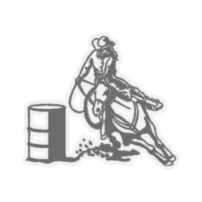 Barrel Racer Kiss-Cut Stickers - AdeleEmbroidery