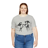 Unisex Jersey Short Sleeve Tee Arabian Horse Print