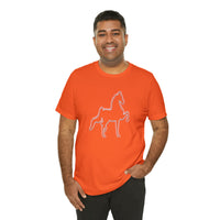 Unisex Jersey Short Sleeve Tee Saddlebred Print