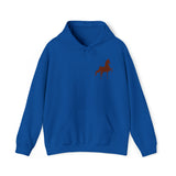 Unisex Heavy Blend™ Hooded Sweatshirt Front and Back Saddlebred Print