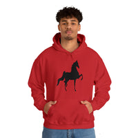 Unisex Heavy Blend™ Hooded Sweatshirt Front Print Saddlebred