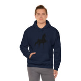 Unisex Heavy Blend™ Hooded Sweatshirt Front Print Saddlebred