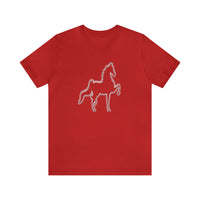 Unisex Jersey Short Sleeve Tee Saddlebred Print