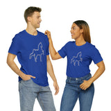 Unisex Jersey Short Sleeve Tee Saddlebred Print