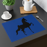 Saddlebred Placemat Blue - AdeleEmbroidery